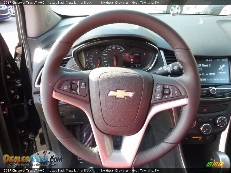 2017 Chevrolet Trax LT AWD Mosaic Black Metallic / Jet Black Photo #18