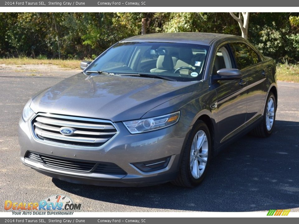 2014 Ford Taurus SEL Sterling Gray / Dune Photo #9