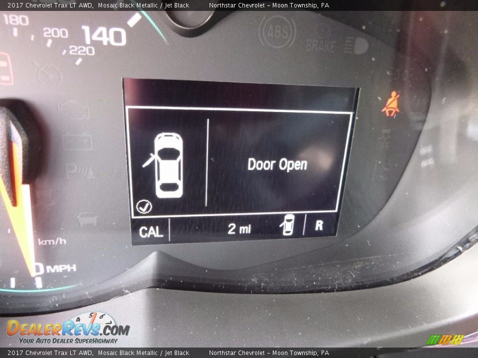 2017 Chevrolet Trax LT AWD Mosaic Black Metallic / Jet Black Photo #20