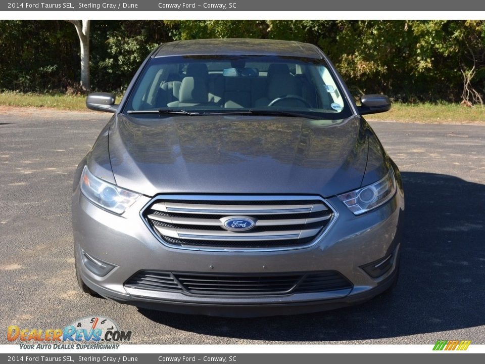 2014 Ford Taurus SEL Sterling Gray / Dune Photo #10