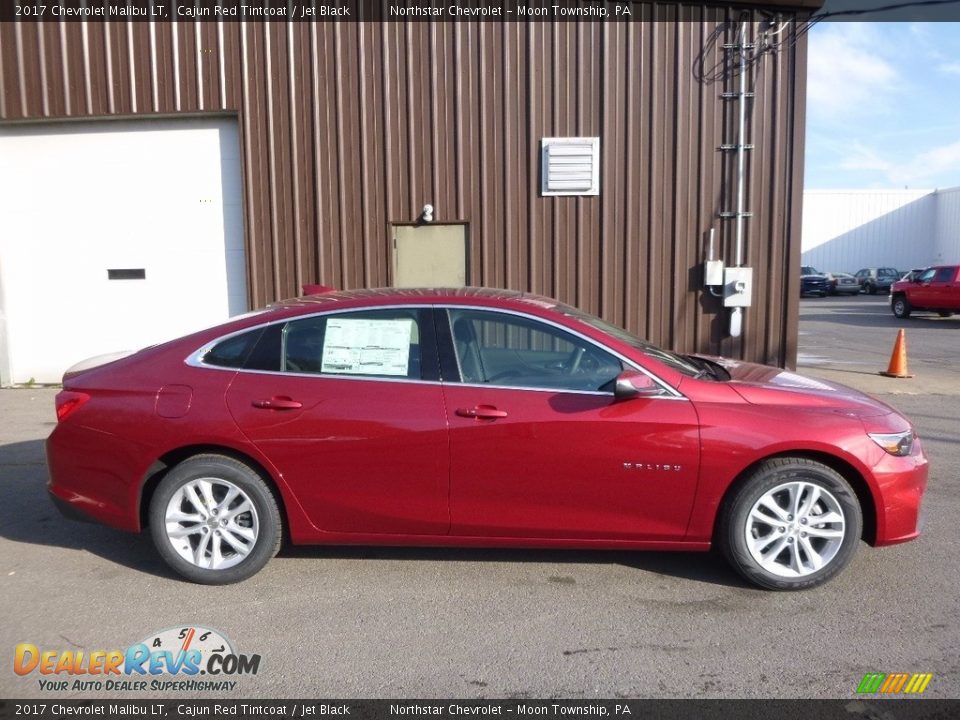 2017 Chevrolet Malibu LT Cajun Red Tintcoat / Jet Black Photo #4