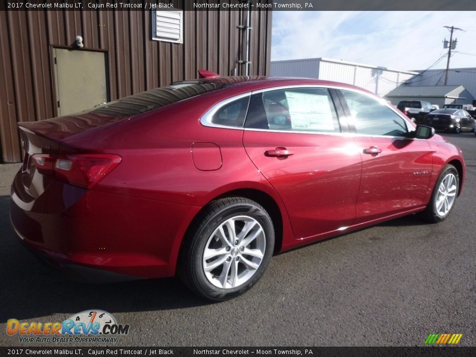 2017 Chevrolet Malibu LT Cajun Red Tintcoat / Jet Black Photo #5