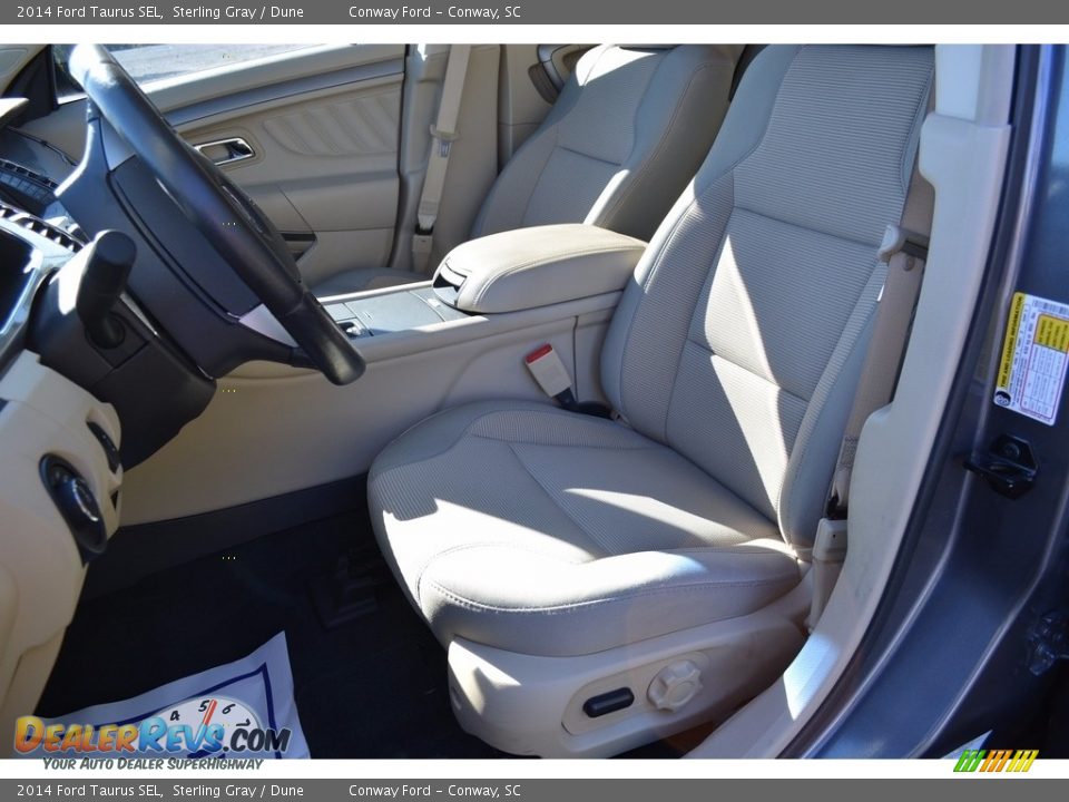 2014 Ford Taurus SEL Sterling Gray / Dune Photo #15