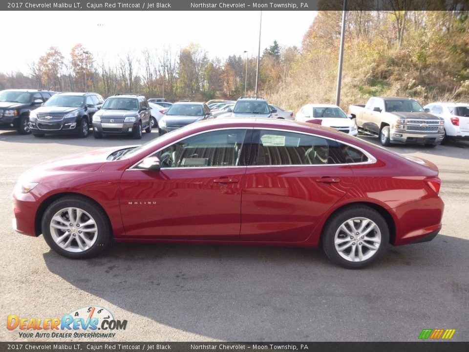 2017 Chevrolet Malibu LT Cajun Red Tintcoat / Jet Black Photo #8
