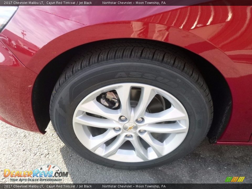 2017 Chevrolet Malibu LT Cajun Red Tintcoat / Jet Black Photo #9