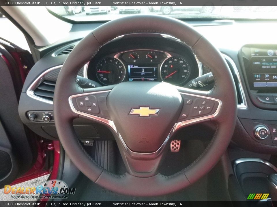 2017 Chevrolet Malibu LT Cajun Red Tintcoat / Jet Black Photo #17