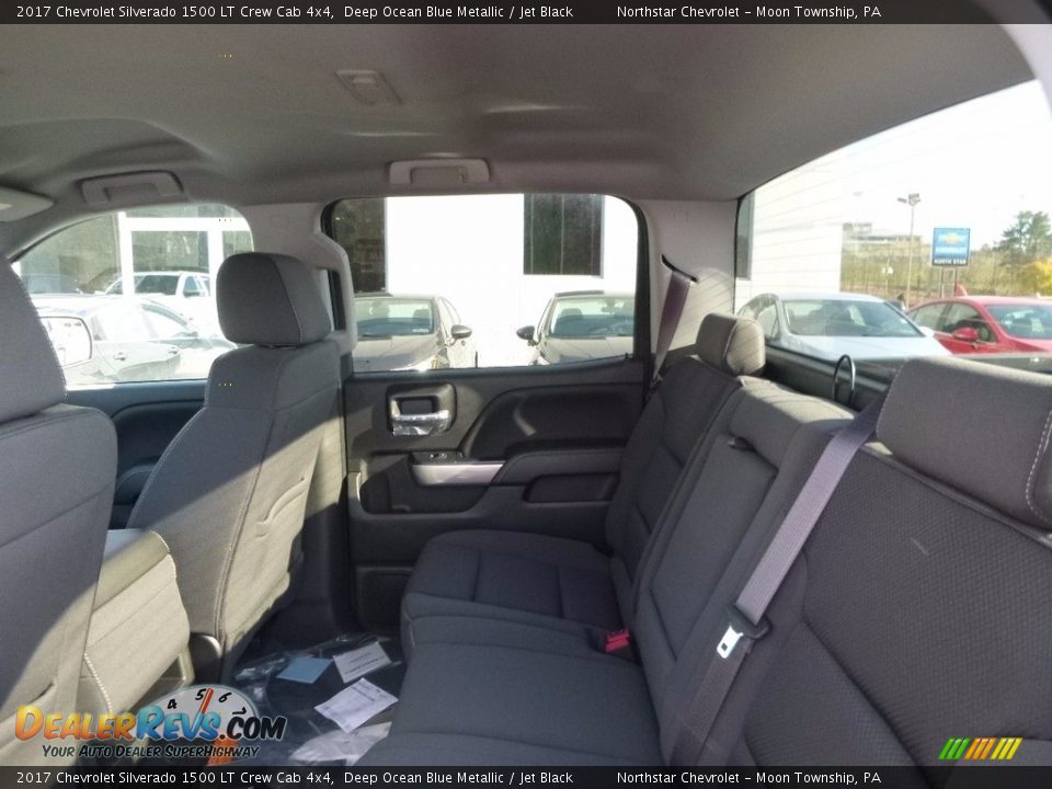 2017 Chevrolet Silverado 1500 LT Crew Cab 4x4 Deep Ocean Blue Metallic / Jet Black Photo #11