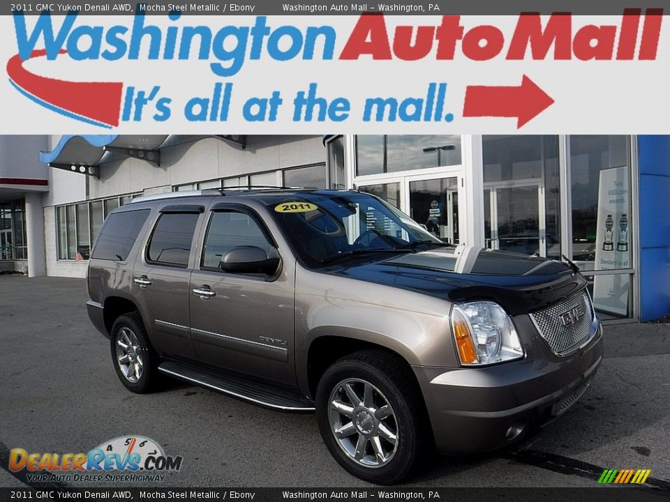 2011 GMC Yukon Denali AWD Mocha Steel Metallic / Ebony Photo #1