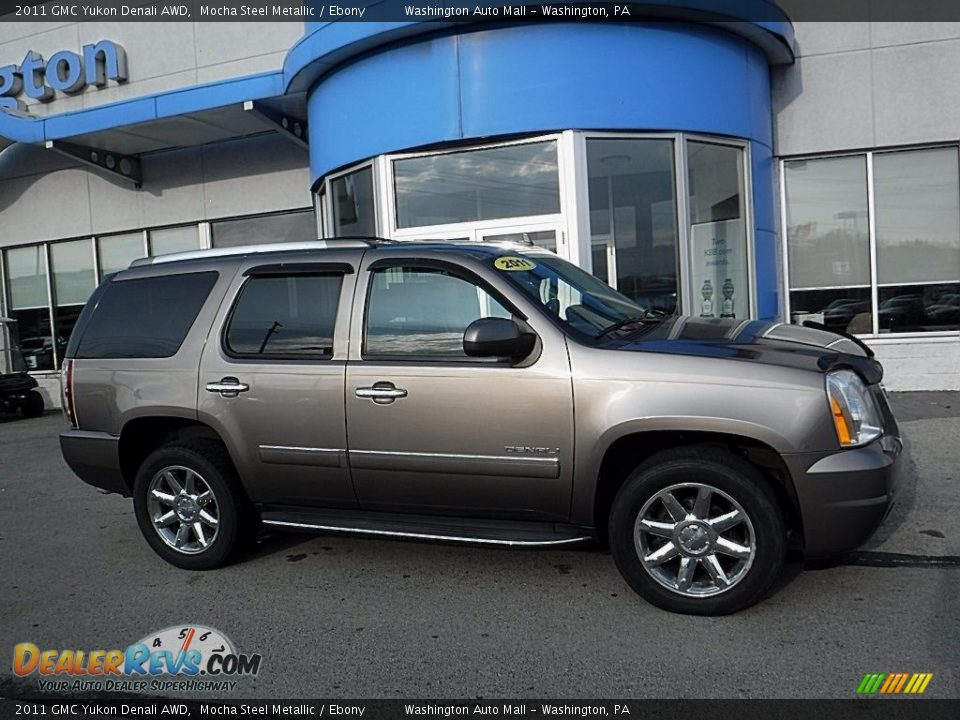 2011 GMC Yukon Denali AWD Mocha Steel Metallic / Ebony Photo #2