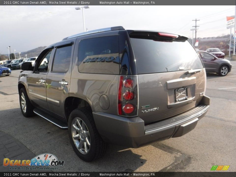 2011 GMC Yukon Denali AWD Mocha Steel Metallic / Ebony Photo #7