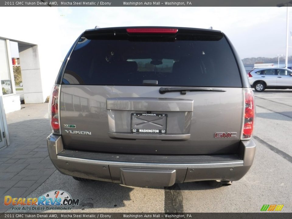 2011 GMC Yukon Denali AWD Mocha Steel Metallic / Ebony Photo #8