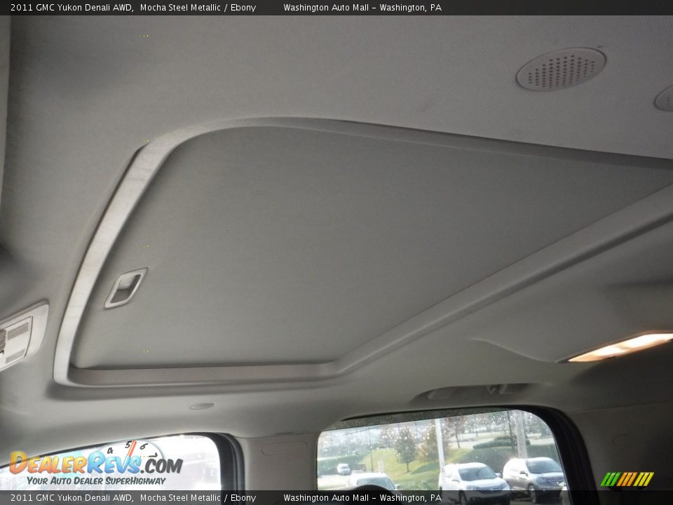 2011 GMC Yukon Denali AWD Mocha Steel Metallic / Ebony Photo #9