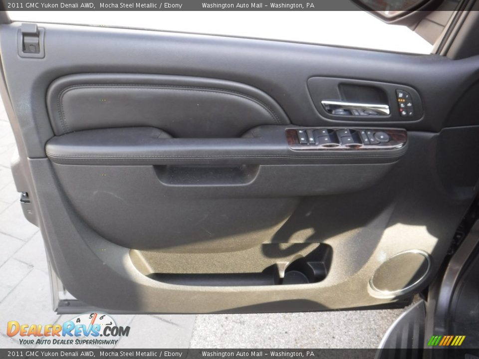 2011 GMC Yukon Denali AWD Mocha Steel Metallic / Ebony Photo #14