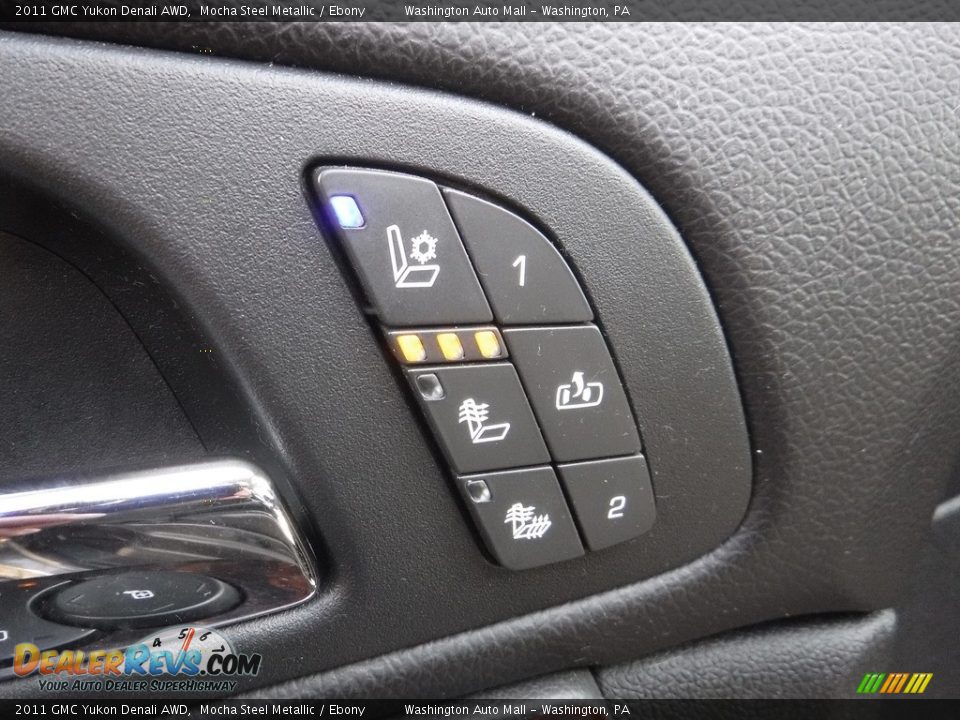 2011 GMC Yukon Denali AWD Mocha Steel Metallic / Ebony Photo #15