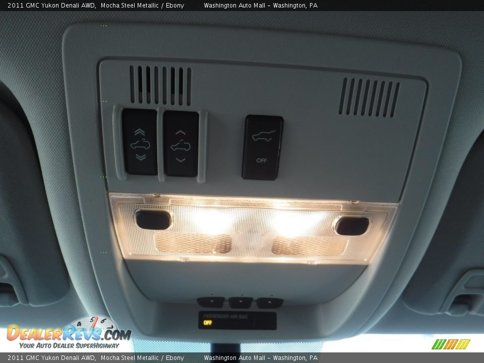 2011 GMC Yukon Denali AWD Mocha Steel Metallic / Ebony Photo #18