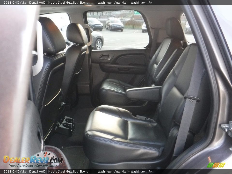 2011 GMC Yukon Denali AWD Mocha Steel Metallic / Ebony Photo #21