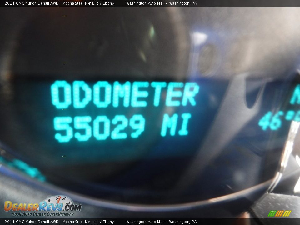 2011 GMC Yukon Denali AWD Mocha Steel Metallic / Ebony Photo #25
