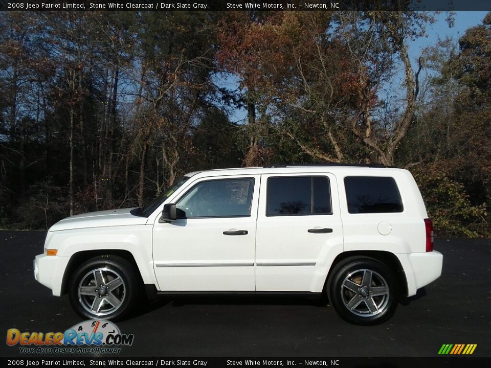 2008 Jeep Patriot Limited Stone White Clearcoat / Dark Slate Gray Photo #1