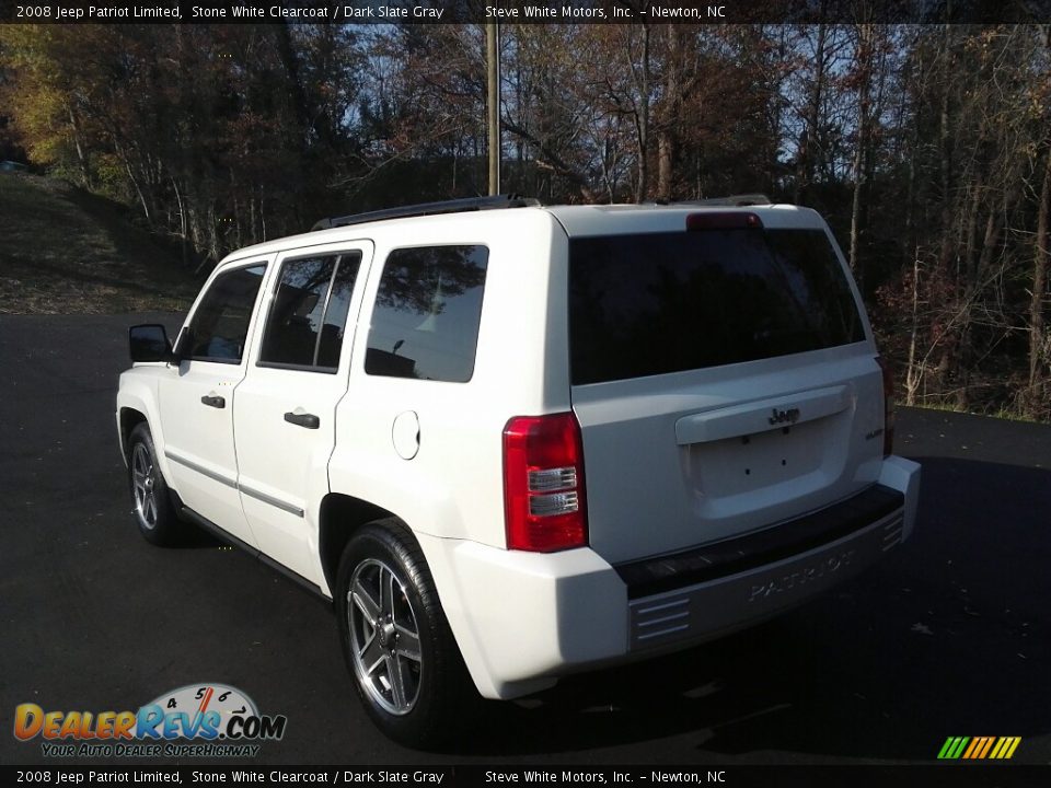 2008 Jeep Patriot Limited Stone White Clearcoat / Dark Slate Gray Photo #8