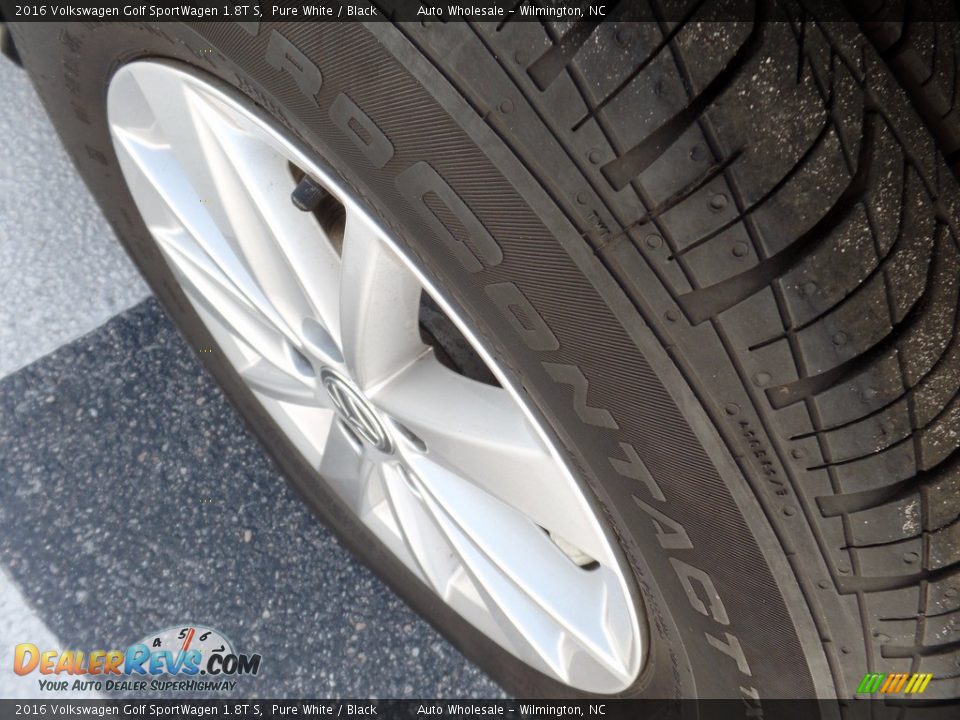 2016 Volkswagen Golf SportWagen 1.8T S Pure White / Black Photo #8