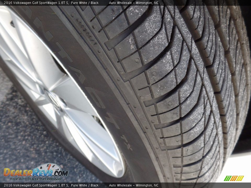 2016 Volkswagen Golf SportWagen 1.8T S Pure White / Black Photo #9
