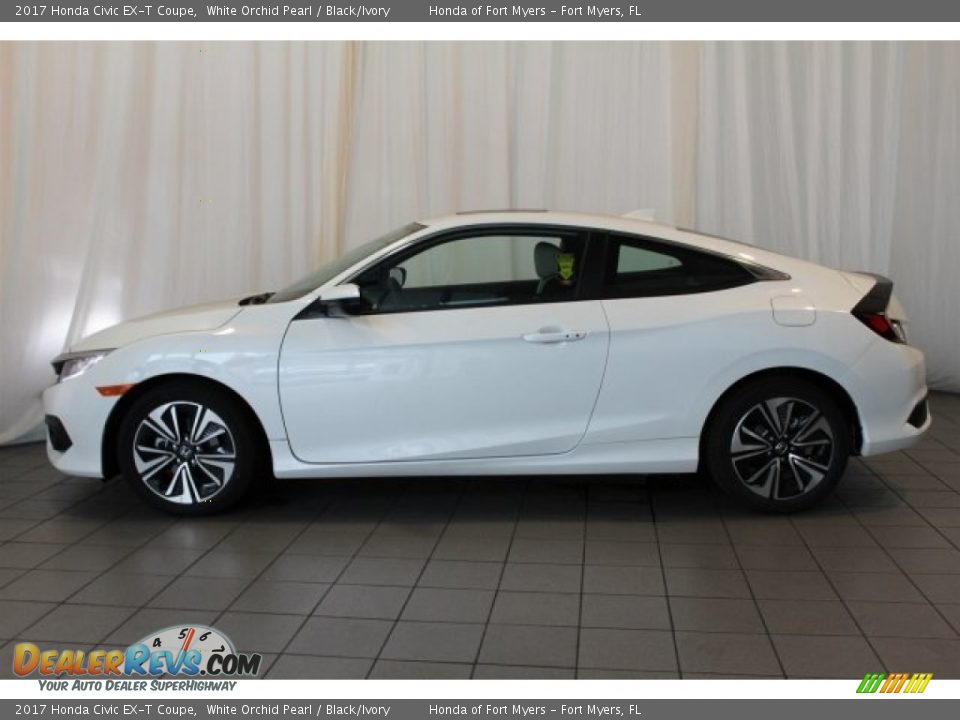 White Orchid Pearl 2017 Honda Civic EX-T Coupe Photo #5