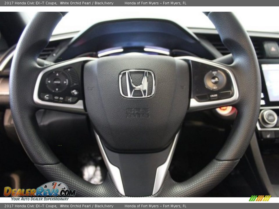 2017 Honda Civic EX-T Coupe Steering Wheel Photo #11