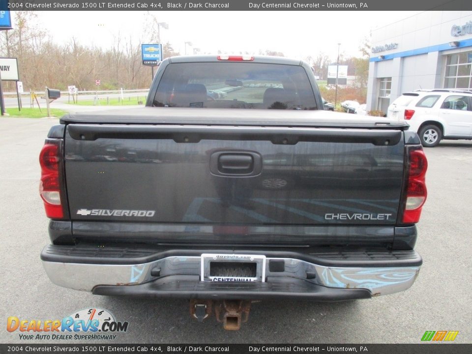 2004 Chevrolet Silverado 1500 LT Extended Cab 4x4 Black / Dark Charcoal Photo #6