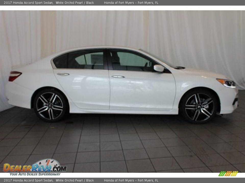 2017 Honda Accord Sport Sedan White Orchid Pearl / Black Photo #3
