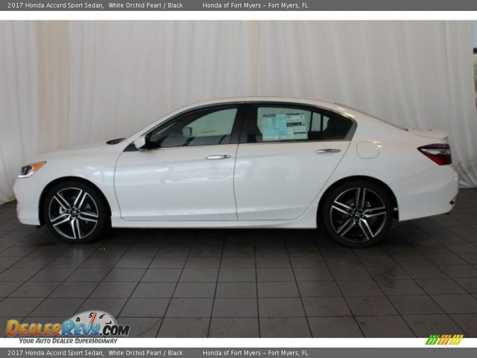2017 Honda Accord Sport Sedan White Orchid Pearl / Black Photo #5