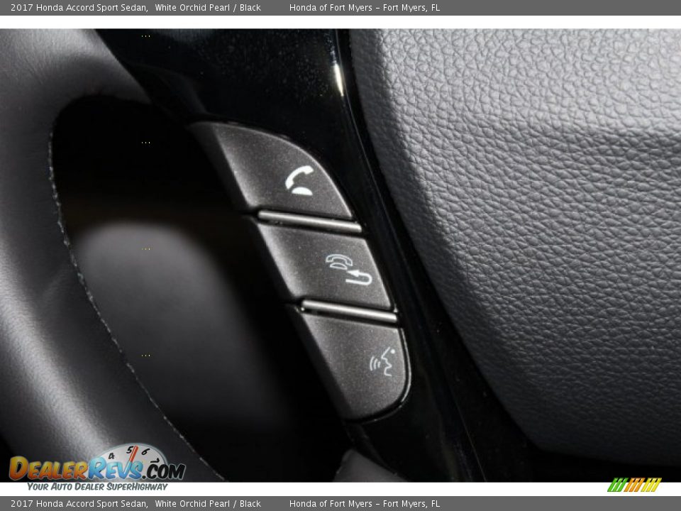 2017 Honda Accord Sport Sedan White Orchid Pearl / Black Photo #11