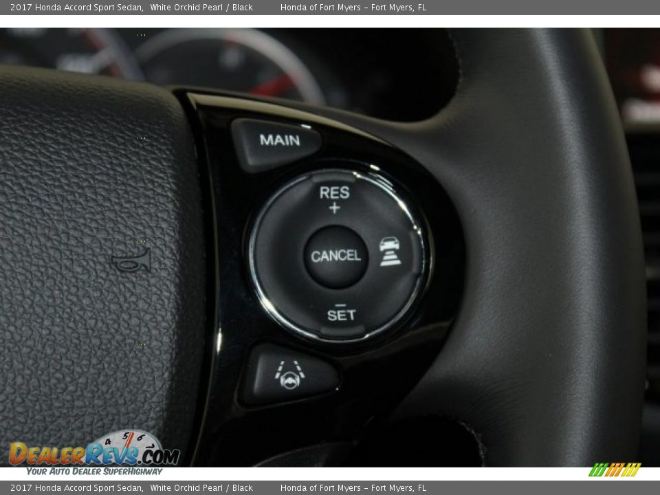 2017 Honda Accord Sport Sedan White Orchid Pearl / Black Photo #12