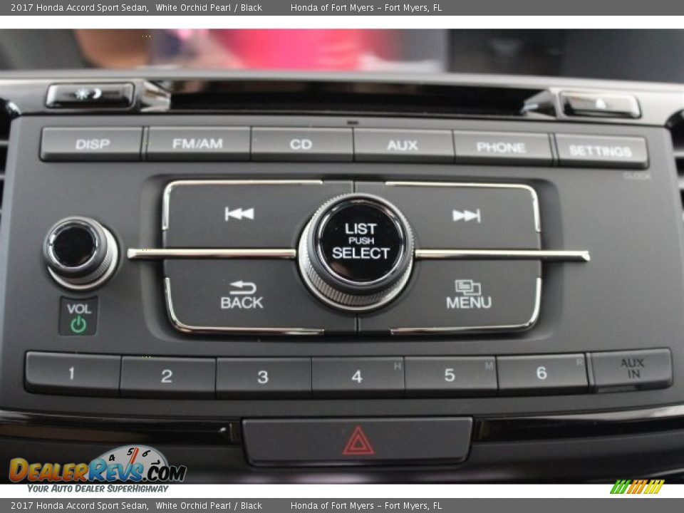 2017 Honda Accord Sport Sedan White Orchid Pearl / Black Photo #17