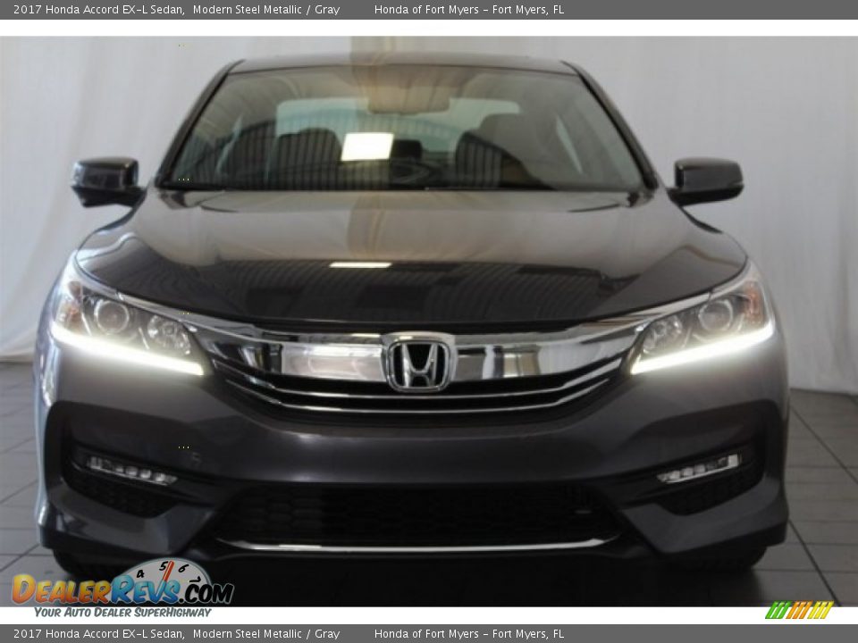 2017 Honda Accord EX-L Sedan Modern Steel Metallic / Gray Photo #4