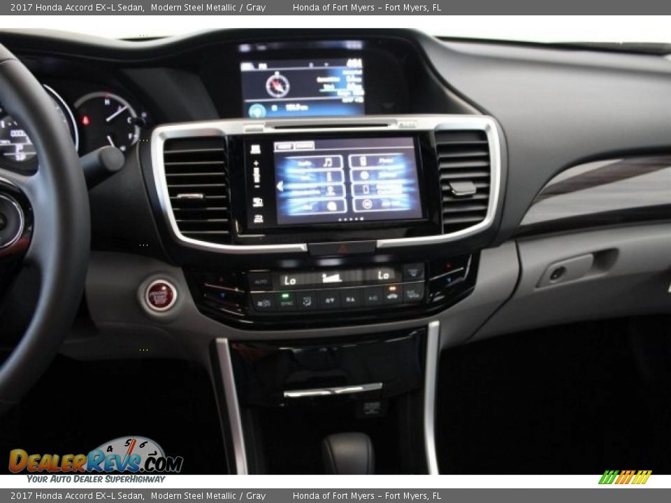 2017 Honda Accord EX-L Sedan Modern Steel Metallic / Gray Photo #17