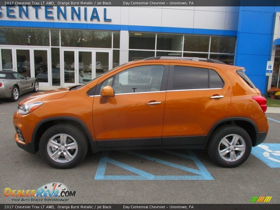 2017 Chevrolet Trax LT AWD Orange Burst Metallic / Jet Black Photo #2
