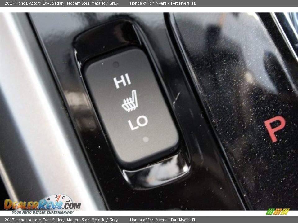 2017 Honda Accord EX-L Sedan Modern Steel Metallic / Gray Photo #24