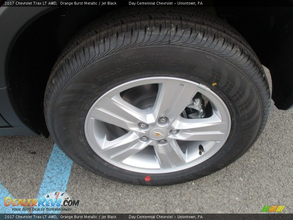 2017 Chevrolet Trax LT AWD Orange Burst Metallic / Jet Black Photo #3