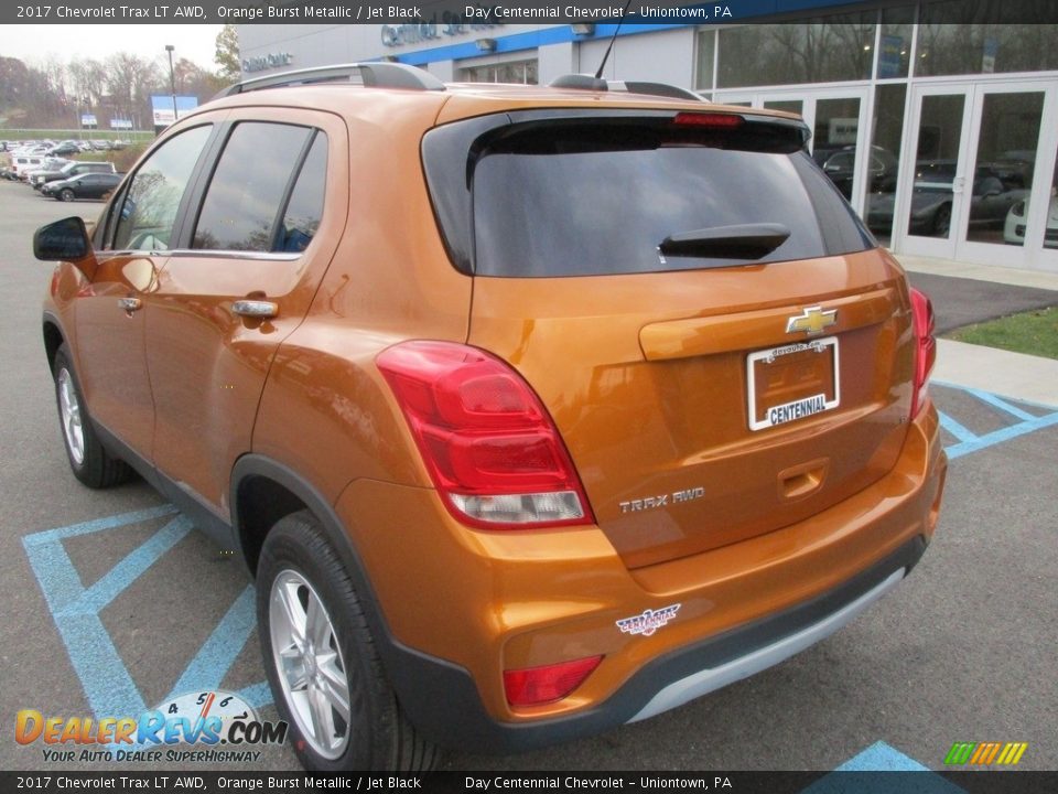 2017 Chevrolet Trax LT AWD Orange Burst Metallic / Jet Black Photo #4