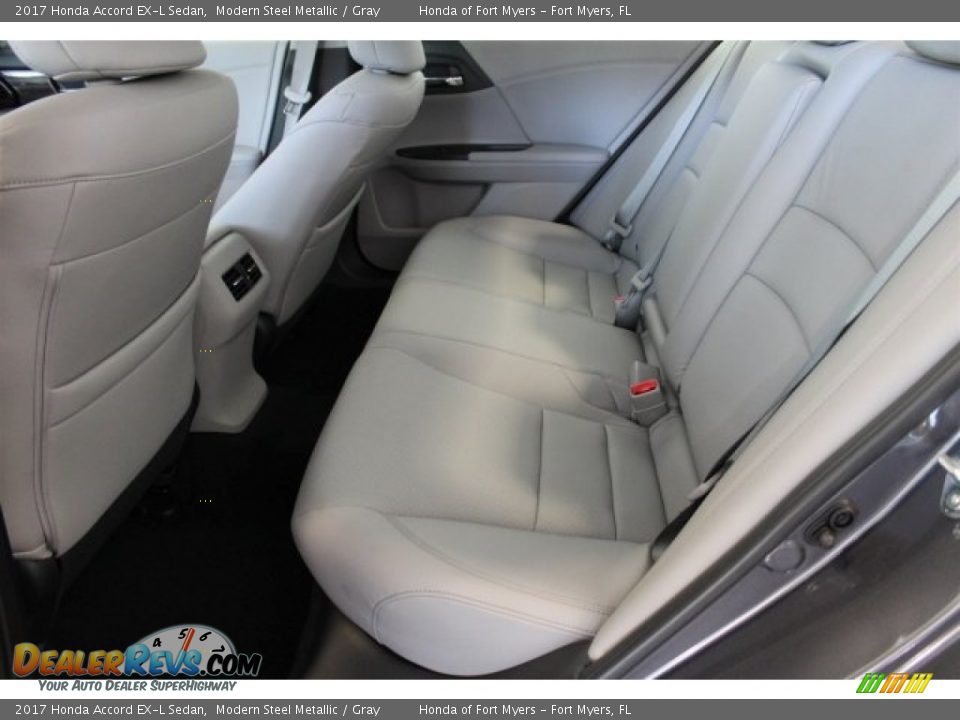 2017 Honda Accord EX-L Sedan Modern Steel Metallic / Gray Photo #29