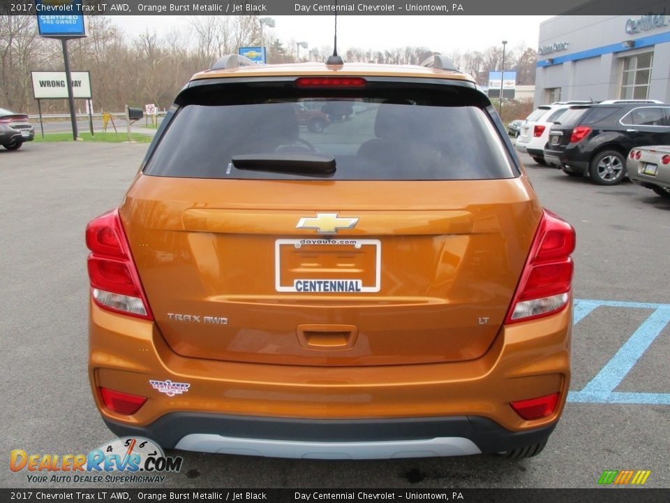 2017 Chevrolet Trax LT AWD Orange Burst Metallic / Jet Black Photo #6