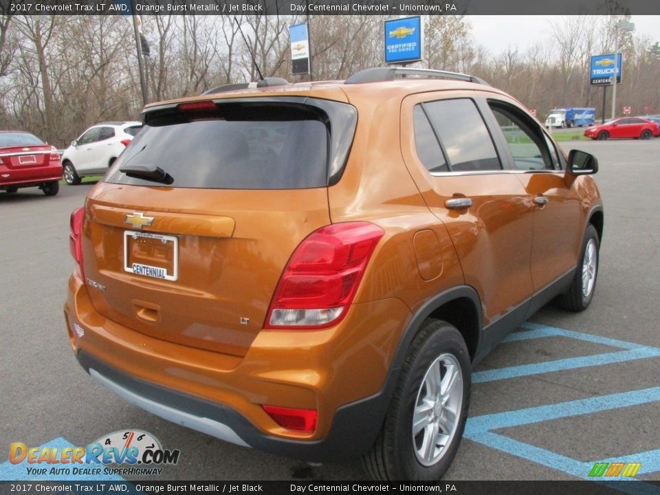 2017 Chevrolet Trax LT AWD Orange Burst Metallic / Jet Black Photo #7