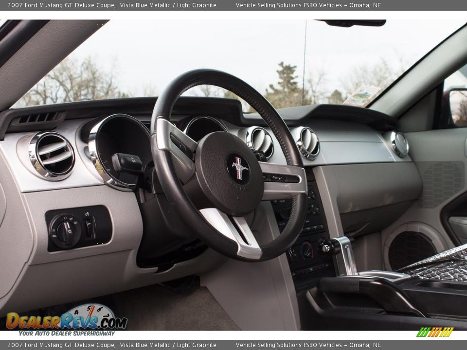 2007 Ford Mustang GT Deluxe Coupe Vista Blue Metallic / Light Graphite Photo #5