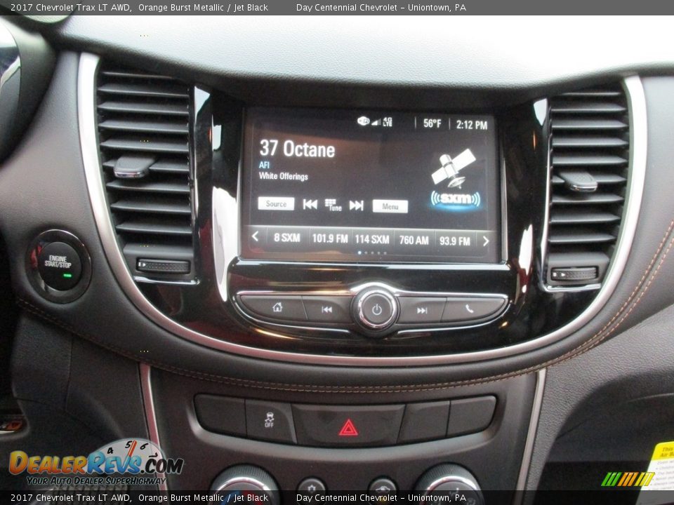 2017 Chevrolet Trax LT AWD Orange Burst Metallic / Jet Black Photo #17