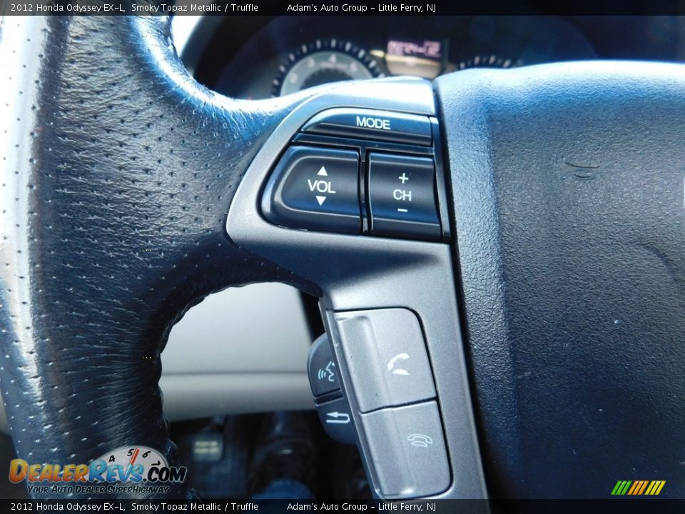 2012 Honda Odyssey EX-L Smoky Topaz Metallic / Truffle Photo #17