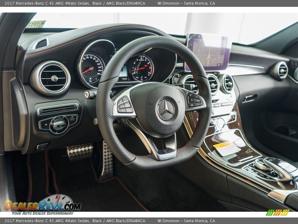 Dashboard of 2017 Mercedes-Benz C 43 AMG 4Matic Sedan Photo #5