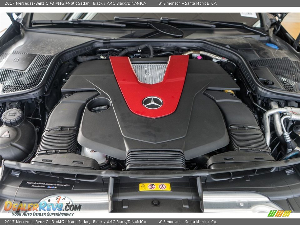 2017 Mercedes-Benz C 43 AMG 4Matic Sedan 3.0 Liter AMG DI biturbo DOHC 24-Valve VVT V6 Engine Photo #9