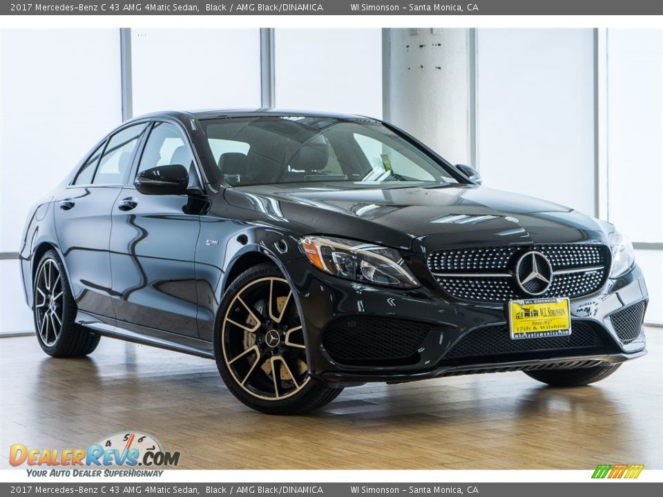 Front 3/4 View of 2017 Mercedes-Benz C 43 AMG 4Matic Sedan Photo #12