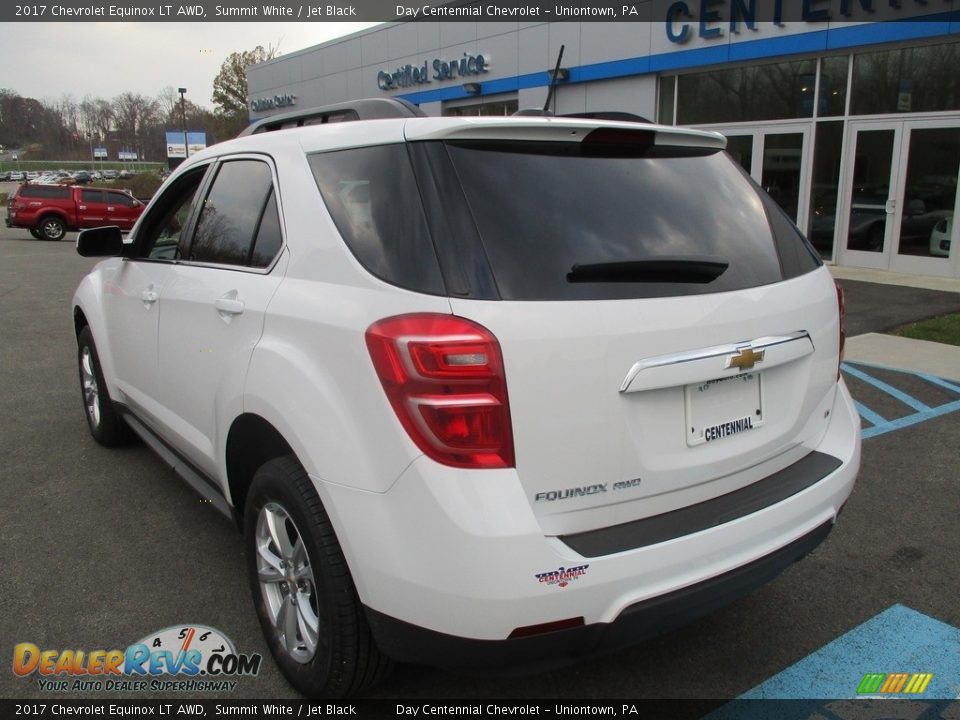 2017 Chevrolet Equinox LT AWD Summit White / Jet Black Photo #4