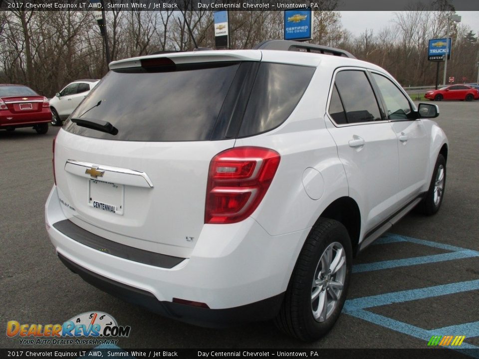 2017 Chevrolet Equinox LT AWD Summit White / Jet Black Photo #7